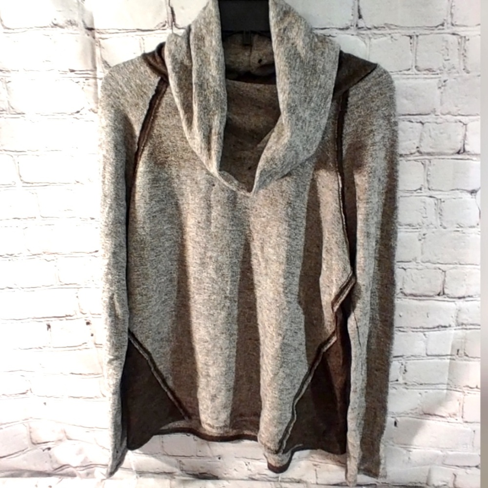 Kuhl Nova Cowl Funnel Neck Colorblock Sweater